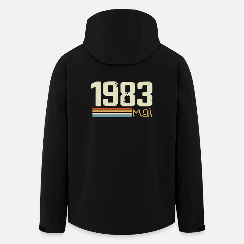 May 1983 - Men’s Recycled Softshell Jacket by Stanley/Stella - black