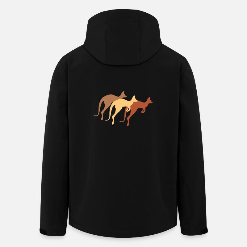 Kangourou - Veste softshell homme en polyester recyclé Stanley/Stella - noir