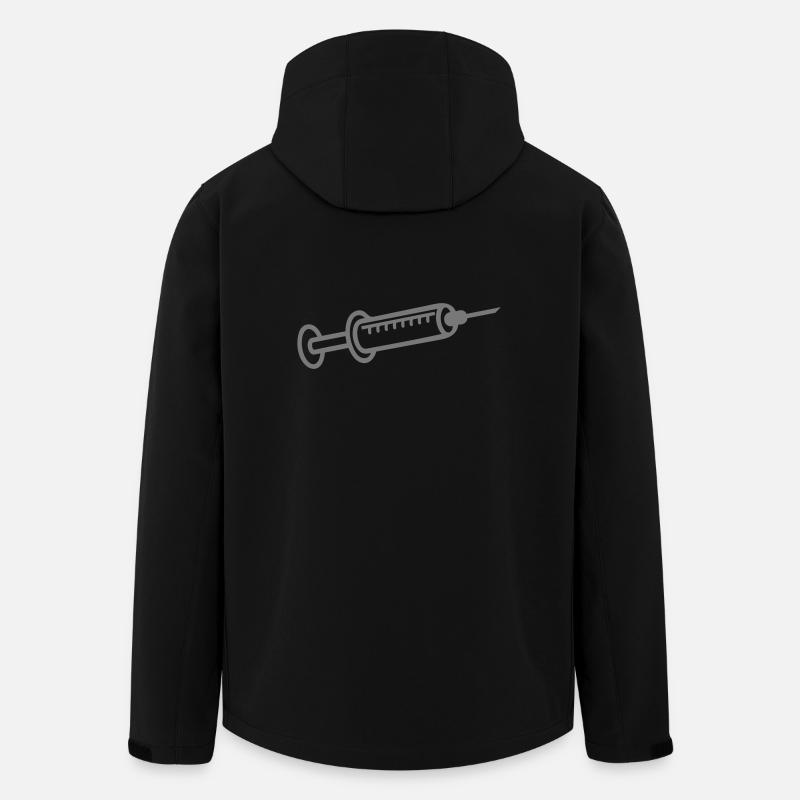 spritze - Recycelte Männer Softshell-Jacke von Stanley/Stella - Schwarz