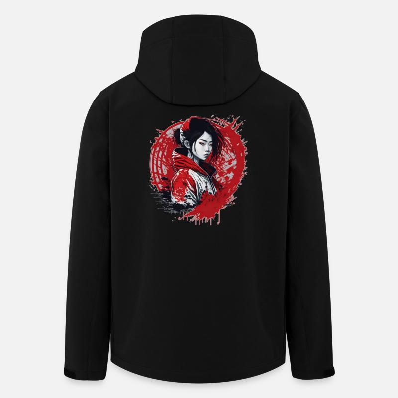 Style de rue pour filles - Veste softshell homme en polyester recyclé Stanley/Stella - noir