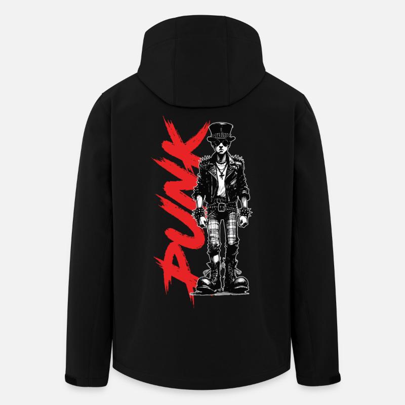 Punks mit Hut - Recycelte Männer Softshell-Jacke von Stanley/Stella - Schwarz