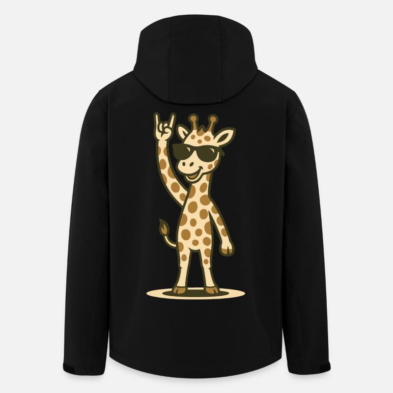 Tall & Loud - Recycelte Männer Softshell-Jacke von Stanley/Stella - Schwarz