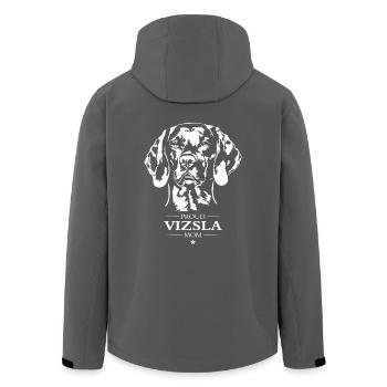 Vizsla Mom Hunde Hund Magyar Vizsla Wilsigns - Recycelte Männer Softshell-Jacke von Stanley/Stella - Schwarz - Hinten - AI Model Male 185 light (185cm)