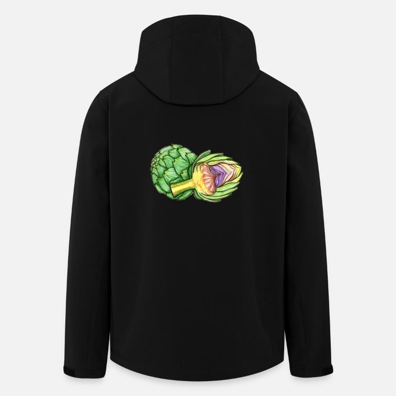 Artischocke - Recycelte Männer Softshell-Jacke von Stanley/Stella - Schwarz