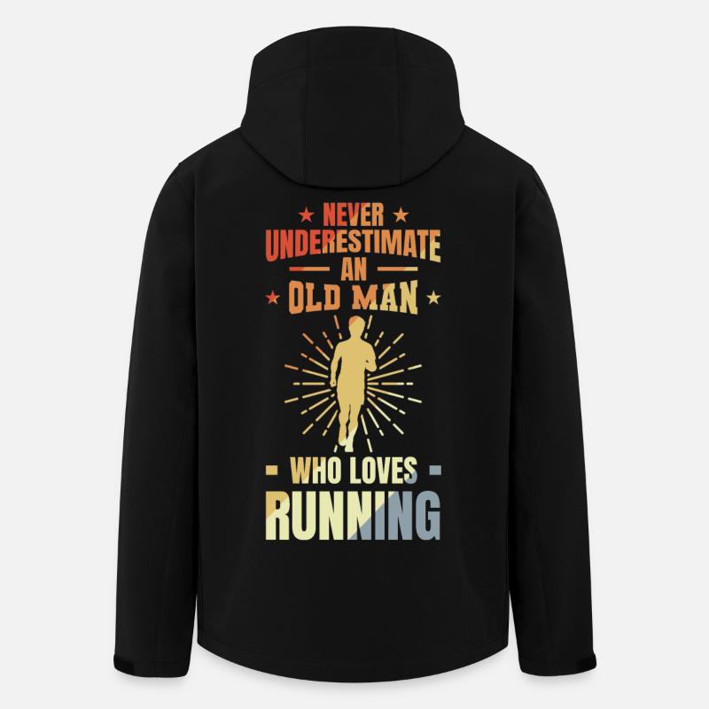 Runner Grandfather - Men’s Recycled Softshell Jacket by Stanley/Stella - black