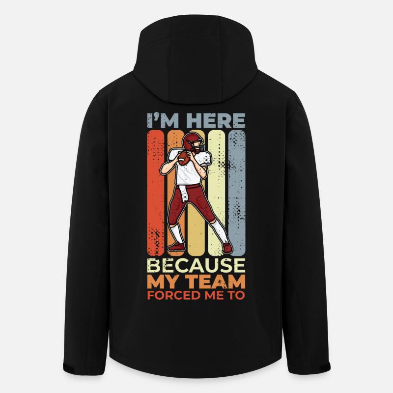 Lustiger Football Spruch - Recycelte Männer Softshell-Jacke Discoverer von Stanley/Stella - Schwarz