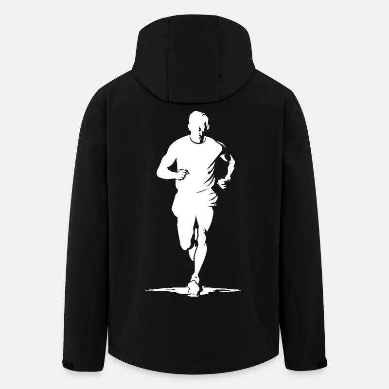 Jogger - Recycelte Männer Softshell-Jacke von Stanley/Stella - Schwarz