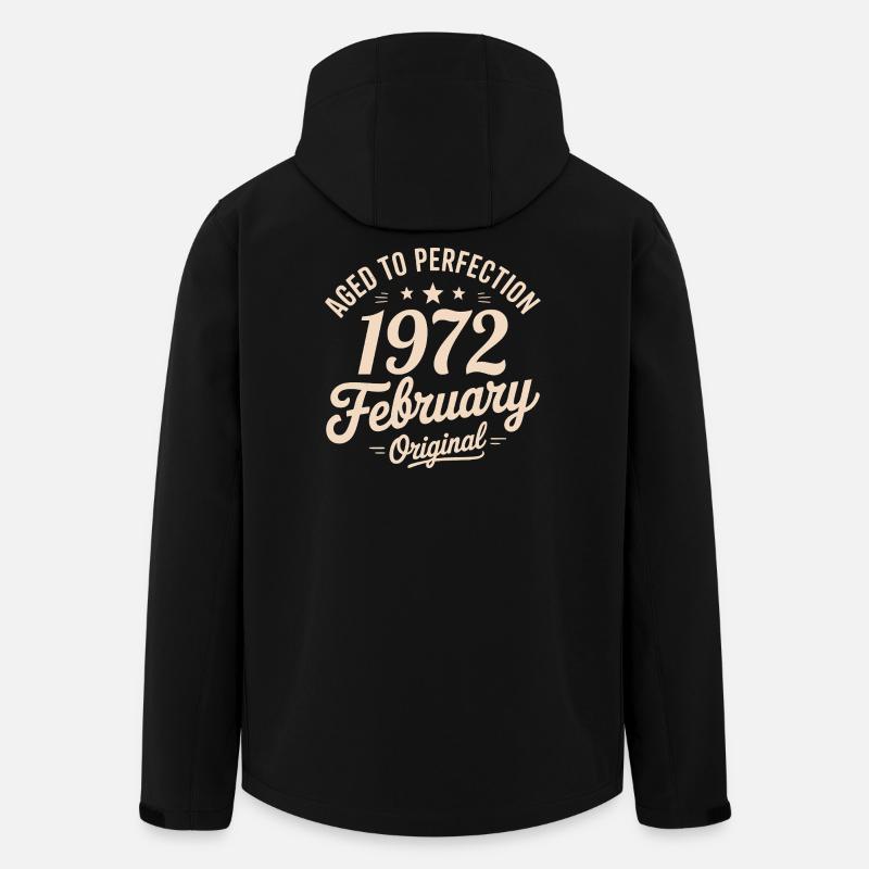 Février 1972 - February 1972 - Veste softshell homme en polyester recyclé Stanley/Stella - noir