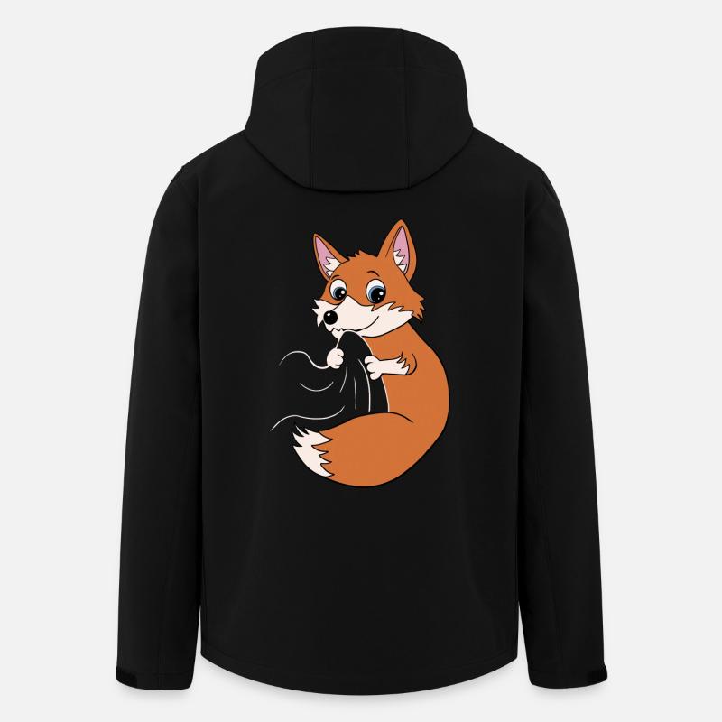 Sweet Fox Kids - Men’s Recycled Softshell Jacket by Stanley/Stella - black