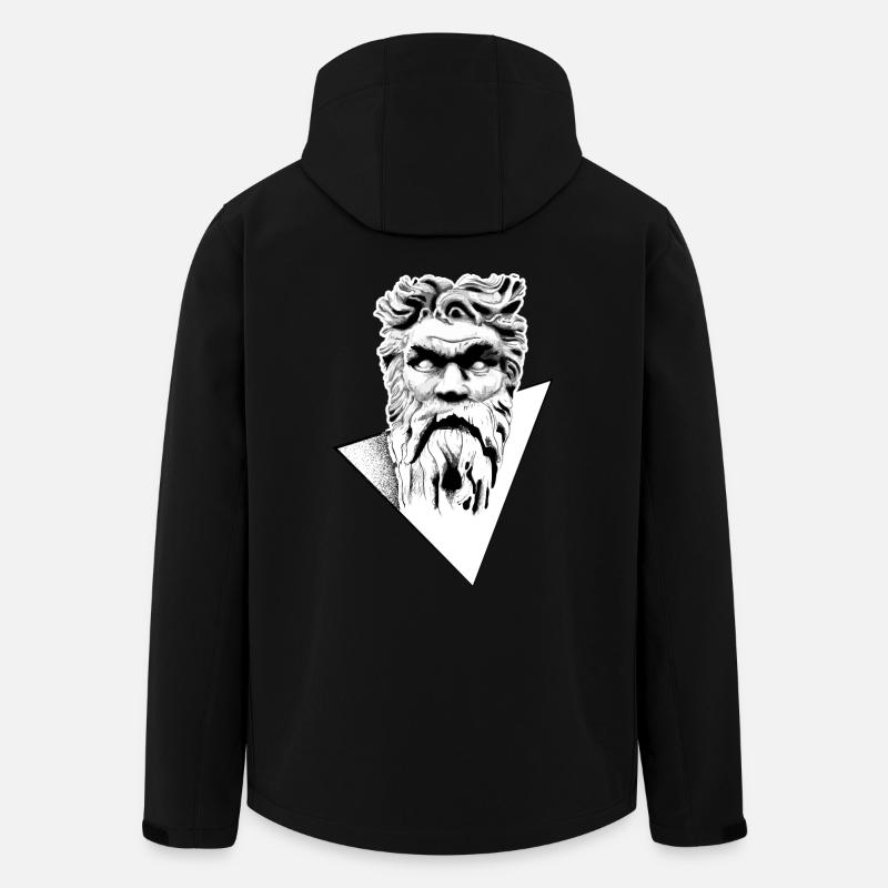 Weisheit - Recycelte Männer Softshell-Jacke von Stanley/Stella - Schwarz