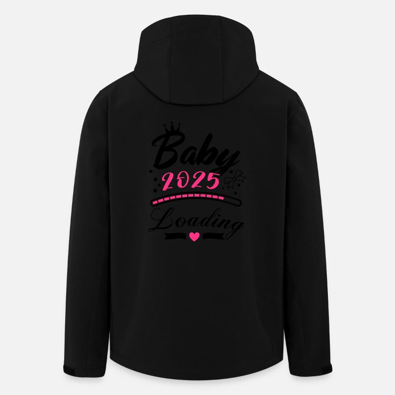 baby 2025 loading - Recycelte Männer Softshell-Jacke von Stanley/Stella - Schwarz