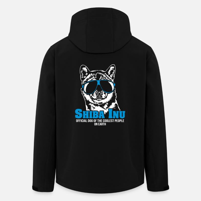 Shiba Inu coolest people - Men’s Recycled Softshell Jacket by Stanley/Stella - black
