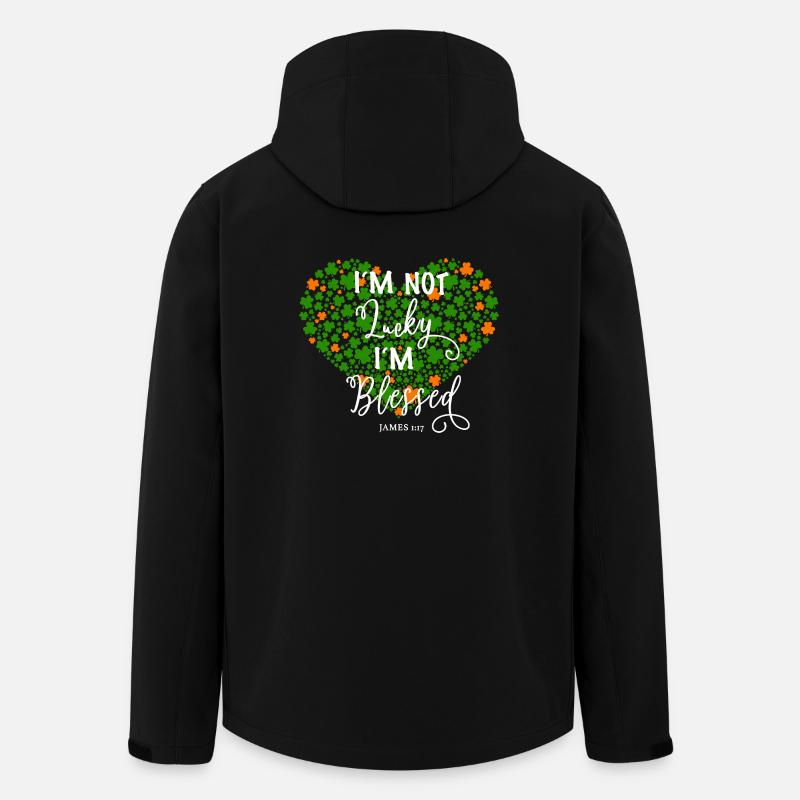 Christlich Gott Glaube Religiöses Geschenk - Recycelte Männer Softshell-Jacke von Stanley/Stella - Schwarz