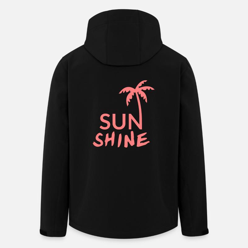 SUN SHINE - Recycelte Männer Softshell-Jacke von Stanley/Stella - Schwarz