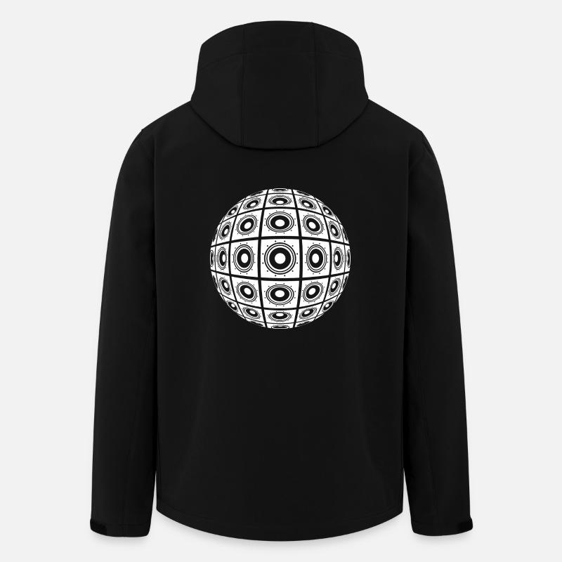 sound ball - Men’s Recycled Softshell Jacket by Stanley/Stella - black