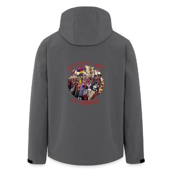 J'peux pas j'ai carnaval - Veste softshell homme en polyester recyclé Stanley/Stella - noir - Dos - AI Model Male 185 light (185cm)