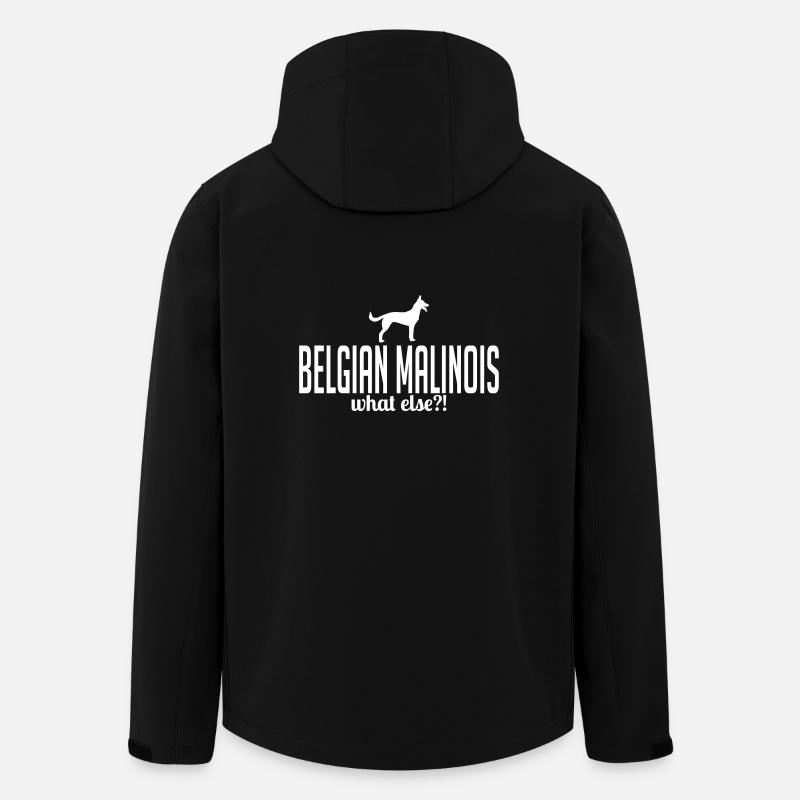 BELGIAN MALINOIS what else - Recycelte Männer Softshell-Jacke von Stanley/Stella - Schwarz