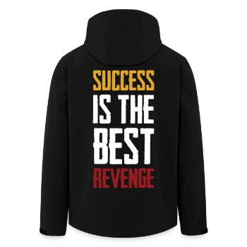 Le succès est la meilleure des vengeances - Veste softshell homme en polyester recyclé Stanley/Stella - noir - Dos - AI Model Male 185 light (185cm)