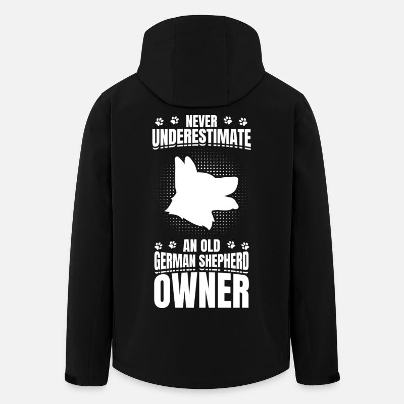 Old German Shepherd Owner - Men’s Recycled Softshell Jacket by Stanley/Stella - black