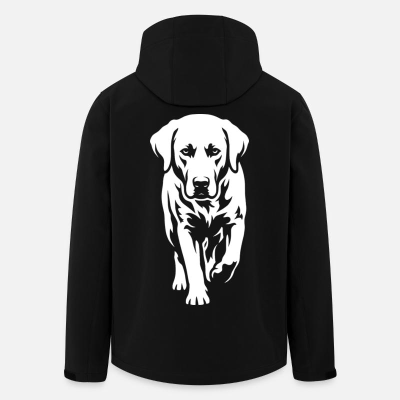 Labrador – Timeless elegance - Men’s Recycled Softshell Jacket by Stanley/Stella - black