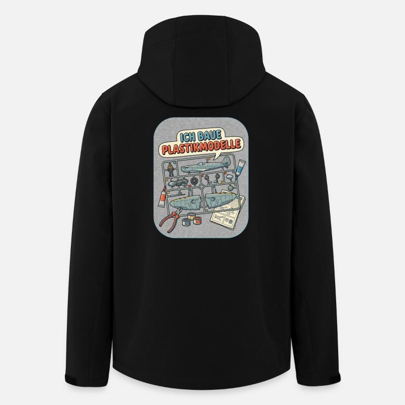 I build plastic models - Men’s Recycled Softshell Jacket by Stanley/Stella - black
