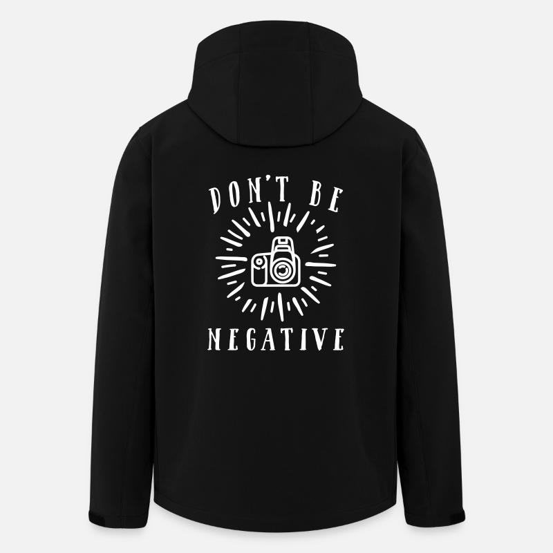 Don't Be Negative - Recycelte Männer Softshell-Jacke von Stanley/Stella - Schwarz