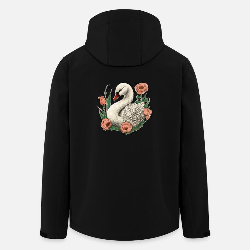 Swan - Men’s Recycled Softshell Jacket by Stanley/Stella - black