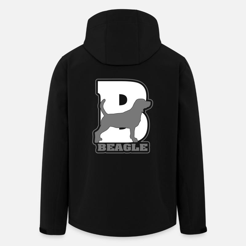 BEAGLE B - Veste softshell homme en polyester recyclé Stanley/Stella - noir