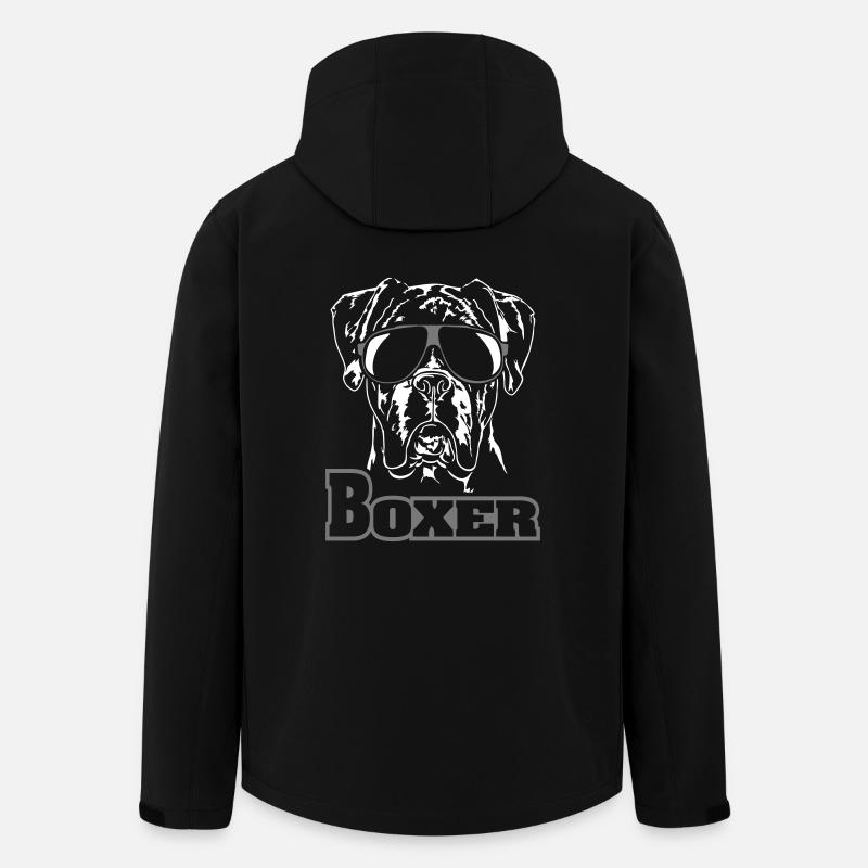 BOXER køligt - Stanley/Stella herre softshelljakke i genanvendt polyester Discoverer - sort
