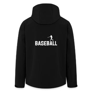 base-ball - Veste softshell homme en polyester recyclé Stanley/Stella - noir - Dos - AI Model Male 185 light (185cm)