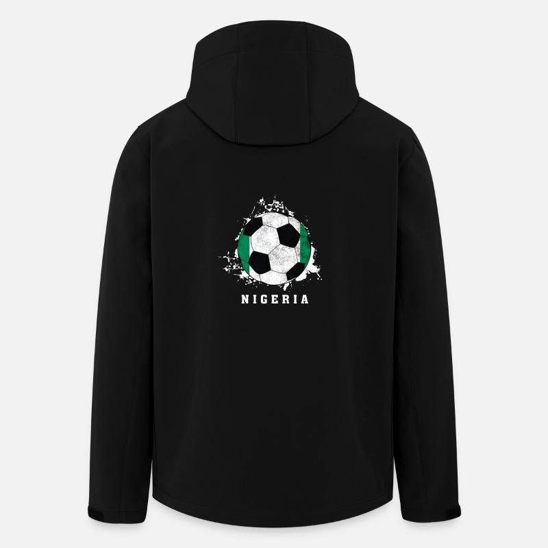  du Nigeria - Veste softshell homme en polyester recyclé Stanley/Stella - noir