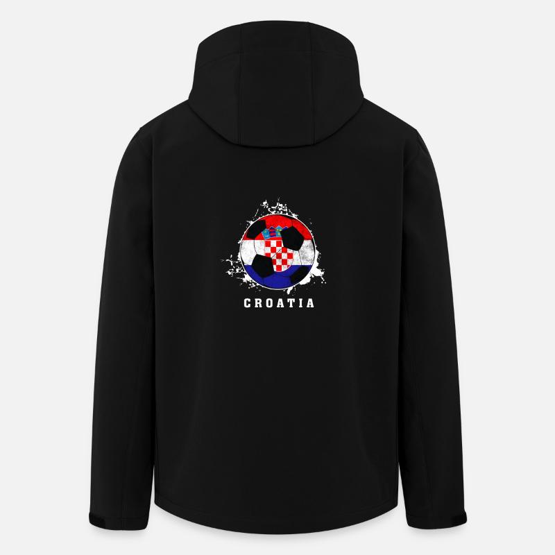 en Croatie - Veste softshell homme en polyester recyclé Stanley/Stella - noir