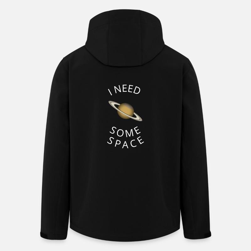 Saturn - Recycelte Männer Softshell-Jacke von Stanley/Stella - Schwarz