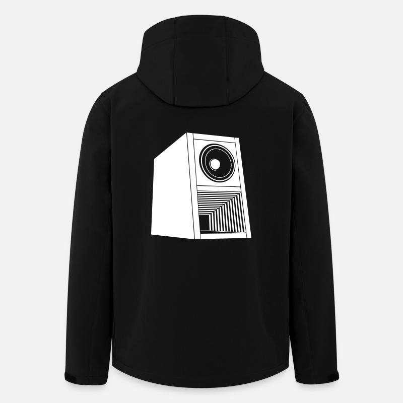 Speaker - Men’s Recycled Softshell Jacket by Stanley/Stella - black