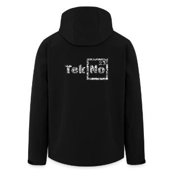 Tekno 23 logo wash - Recycelte Männer Softshell-Jacke von Stanley/Stella - Schwarz - Hinten - AI Model Male 185 light (185cm)
