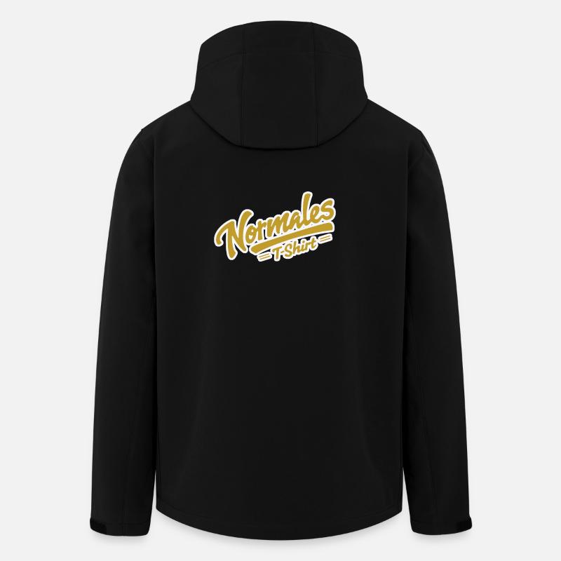 T-shirt normal jaune - Veste softshell homme en polyester recyclé Stanley/Stella - noir