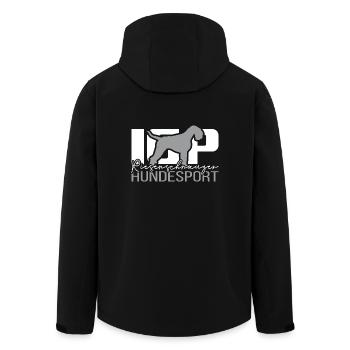 IGP RIESENSCHNAUZER HUNDESPORT Wilsigns Hunde - Recycelte Männer Softshell-Jacke von Stanley/Stella - Schwarz - Hinten - AI Model Male 185 light (185cm)