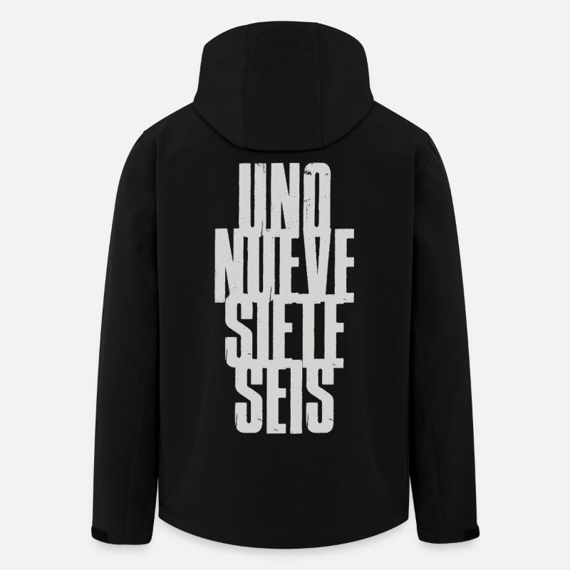 Uno Nueve Siete Seis 1976 - Veste softshell homme en polyester recyclé Stanley/Stella - noir
