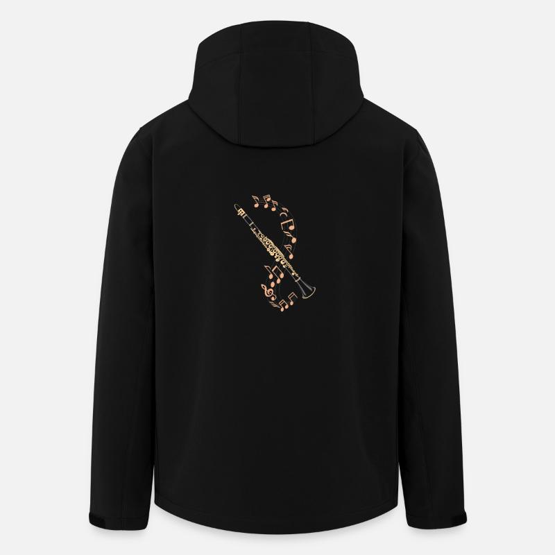 Clarinette aux notes fluides - Veste softshell homme en polyester recyclé Stanley/Stella - noir