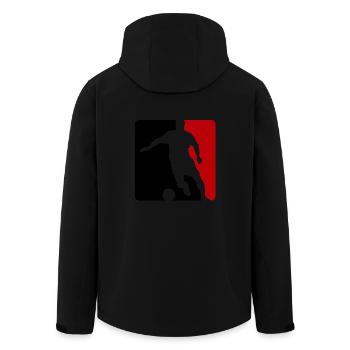 Footballeur - Veste softshell homme en polyester recyclé Stanley/Stella - noir - Dos - AI Model Male 185 light (185cm)