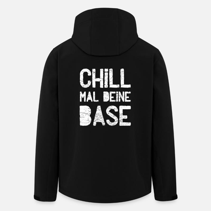 Chill your base - Men’s Recycled Softshell Jacket by Stanley/Stella - black