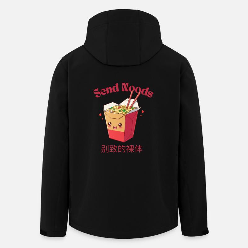 Send Noods - Men’s Recycled Softshell Jacket by Stanley/Stella - black