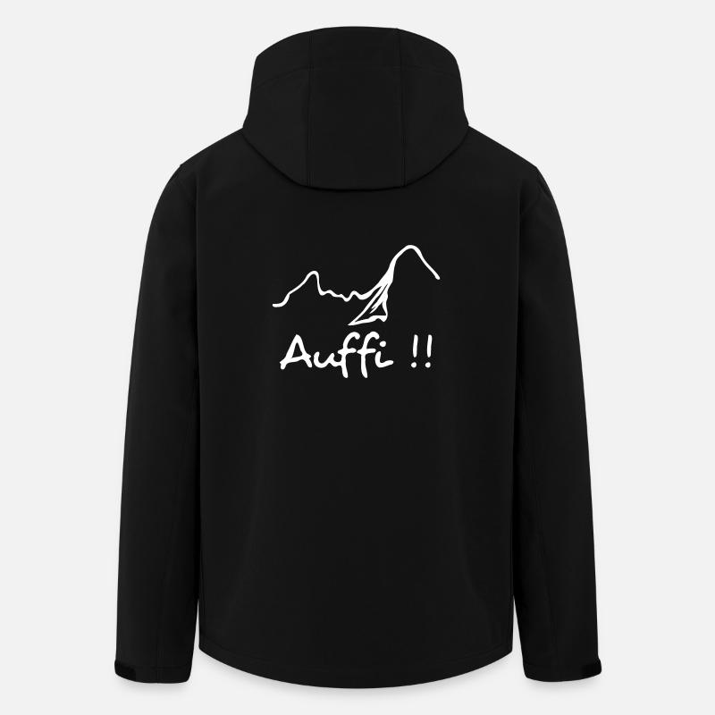 WatzeAuffi - Recycelte Männer Softshell-Jacke von Stanley/Stella - Schwarz