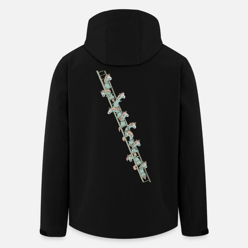 Units on a ladder - Men’s Recycled Softshell Jacket by Stanley/Stella - black