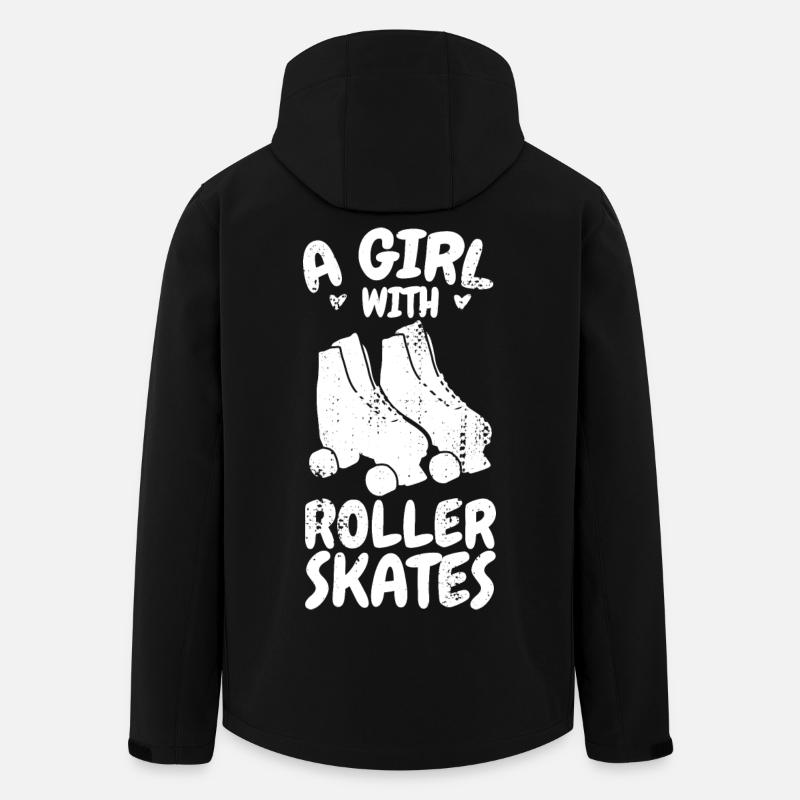 Patineur à roulettes - Veste softshell homme en polyester recyclé Stanley/Stella - noir
