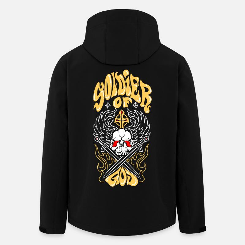 SOG 2 - Veste softshell homme en polyester recyclé Stanley/Stella - noir