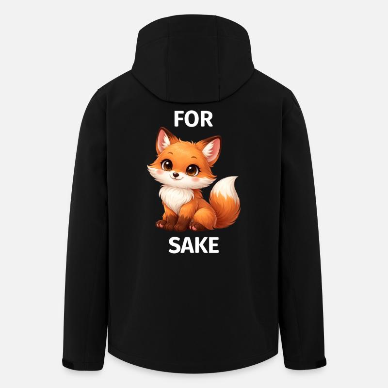 For Fox's Sake - Men’s Recycled Softshell Jacket by Stanley/Stella - black