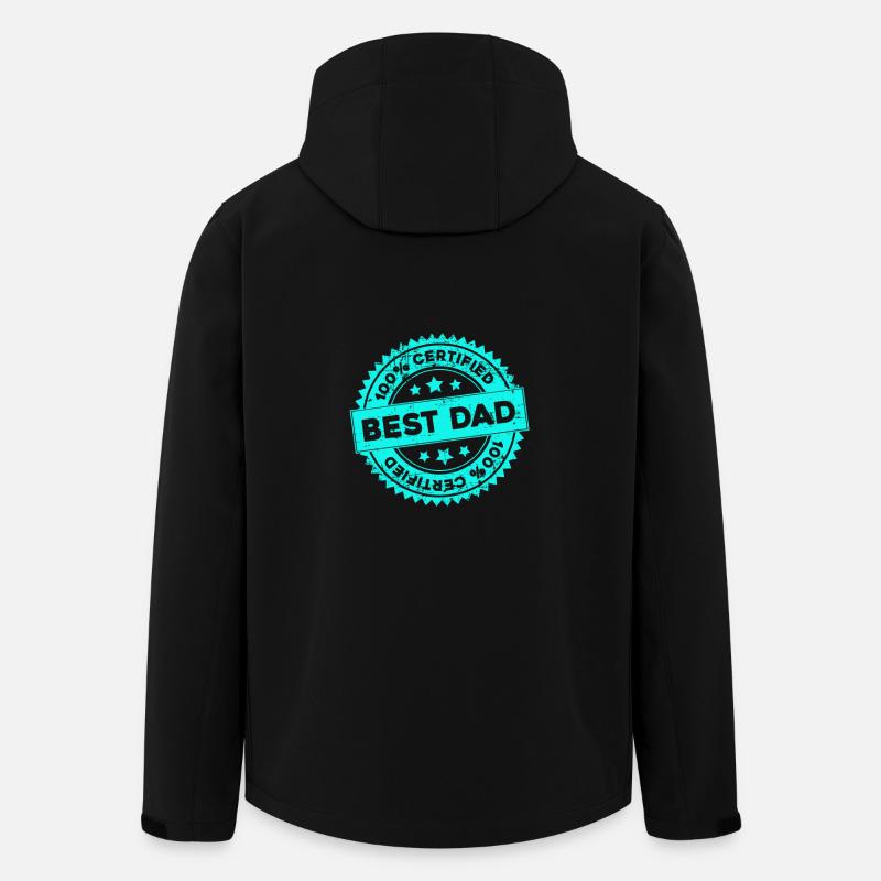 Best Dad - Men’s Recycled Softshell Jacket by Stanley/Stella - black