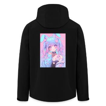 Bunny Bunny Girl Anime Manga Pastel Goth Cadeau - Veste softshell homme en polyester recyclé Stanley/Stella - noir - Dos - AI Model Male 185 light (185cm)