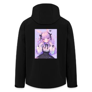 Bunny Bunny Girl Anime Manga Pastel Goth Cadeau - Veste softshell homme en polyester recyclé Stanley/Stella - noir - Dos - AI Model Male 185 light (185cm)